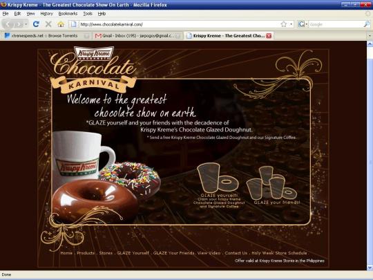 Glaze Yourself and Get a Free Chocolate Glazed Doughnut and Signature Coffee From Krispy Kreme